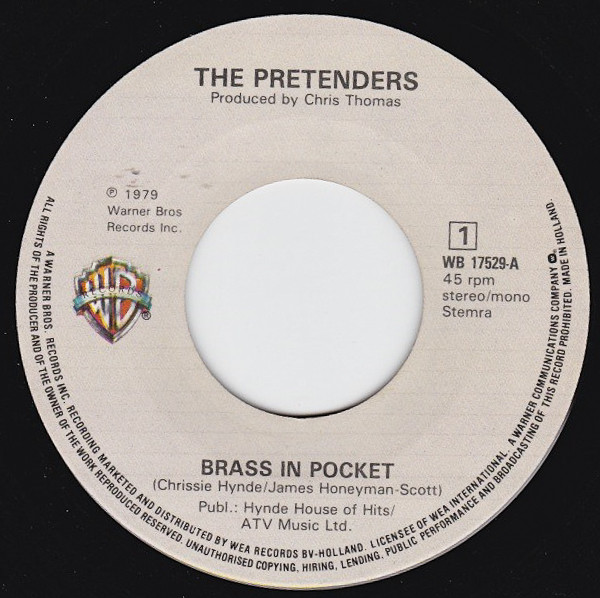 7" | Pretenders - Brass in Pocket / Swinging London / Nervous but Shy