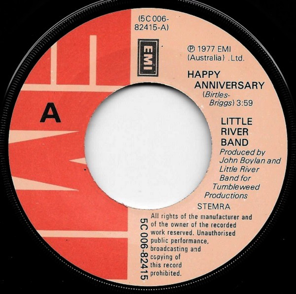 Little River Band - Happy Anniversary / Sweet Old Fashioned Man