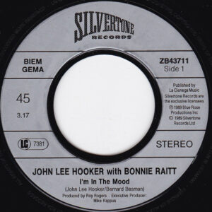 John Lee Hooker with Bonnie Raitt - I'm in the Mood / My Dream - Afbeelding 2