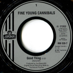 7" | Fine Young Cannibals - Good Thing / Social Security - Afbeelding 2