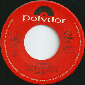 7" | Lois Lane - It's the First Time / She Says: Oh No - Afbeelding 2