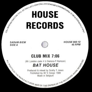 12" | Bat House - Bat-House-Mix (Club mix) / Bat-House-Mix (Club mix instrumental) - Afbeelding 1