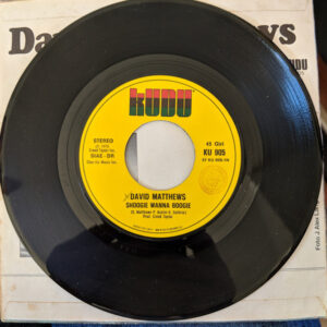 7" | David Matthews - Shoogie Wanna Boogie / California Dreaming - Afbeelding 2