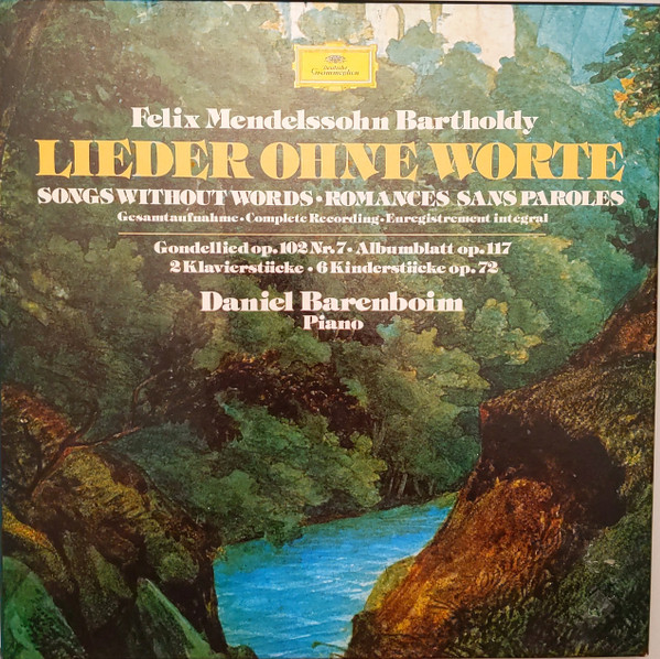 Daniel Barenboim - Felix Mendelsohn Bartholdy 'Lieder ohne Worte' (3 LP Box)