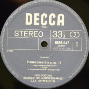 Julius Katchen - Edvard Grieg 'Pianoconcert in a / Peer Guint Suites 1&2' - Afbeelding 2