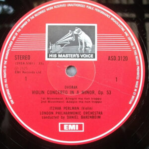 Itzhak Perlman - Dvorak 'Violin Concerto in A minor' - Afbeelding 2