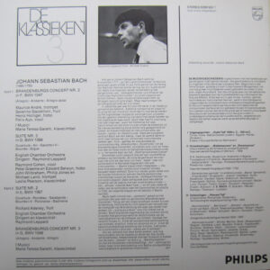 Raymond Leppard - De Klassieken 3 - 2e En 3e Brandenburgse Concert, 2e en 3e Orkestsuite - Afbeelding 3