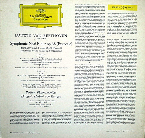 Berliner Philharmoniker, Herbert von Karajan – Beethoven 'Pastorale'