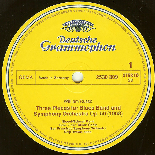 Seiji Ozawa – Symphonic Dances From West Side Story / Three Pieces For Blues Band And Orchestra