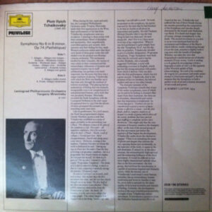 Tchaikovsky - Leningrad Philharmonic Orchestra, Yevgeny Mravinsky  - Symphony No.6 In B Minor, Op.74 (Pathétique) - Afbeelding 2