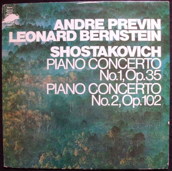 Shostakovich - Andre Previn, Leonard Bernstein – Piano Concerto No.1, Op.35 / Piano Concerto No.2, Op.102