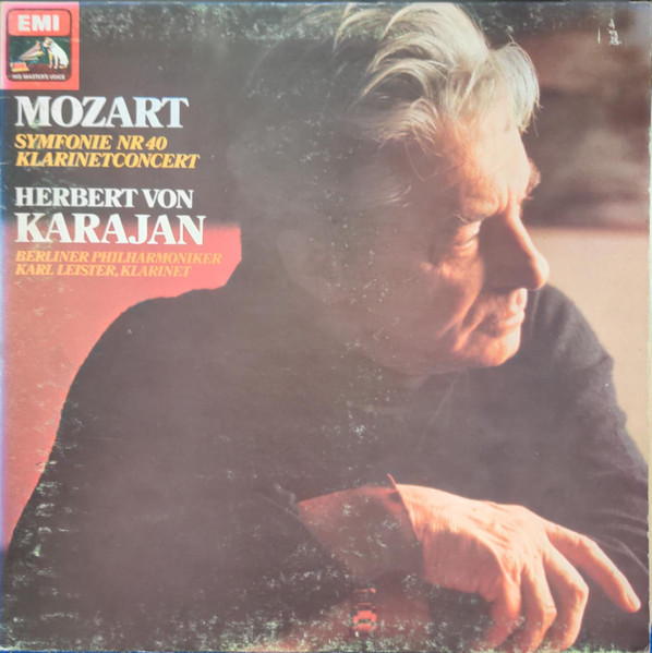 Wolfgang Amadeus Mozart, Herbert von Karajan, Karl Leister – Symfonie Nr. 40 / Klarinetconcert