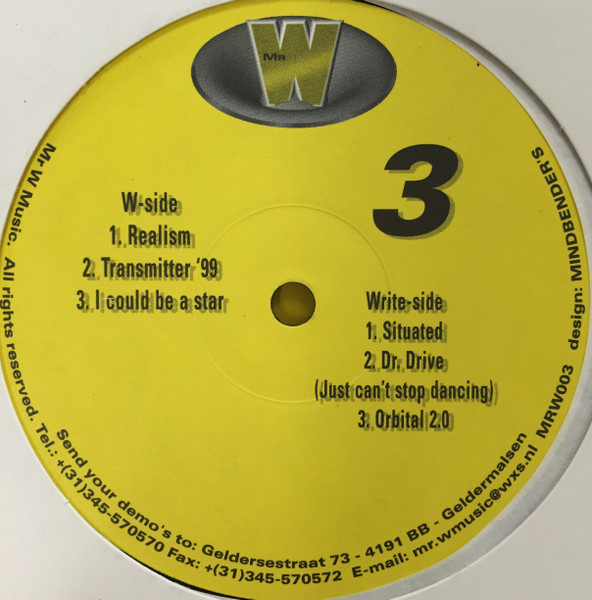 12" | Mr W. - Grooves 3