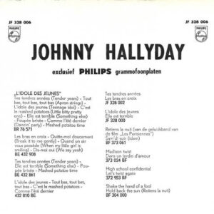 7" | Johnny Hallyday - Pour Moi la Viie van Commencer / A Plein Coeur - Afbeelding 3