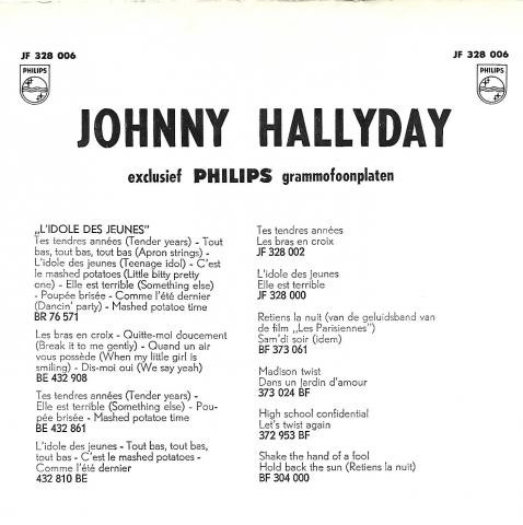 7" | Johnny Hallyday - Pour Moi la Viie van Commencer / A Plein Coeur