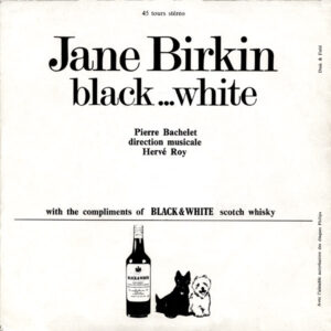 7" | Jane Birkin - Black ... White (English version) / Black ... White (version Francais) - Afbeelding 3