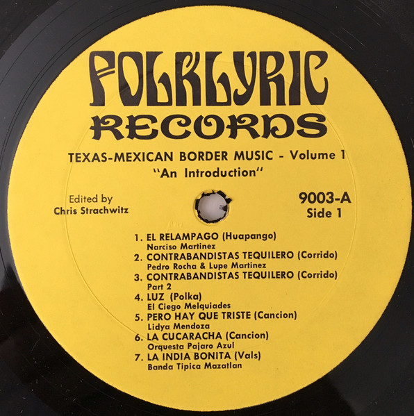 Various - Texas-Mexican Border Music Vol. 1 - An Introduction 1930-1960