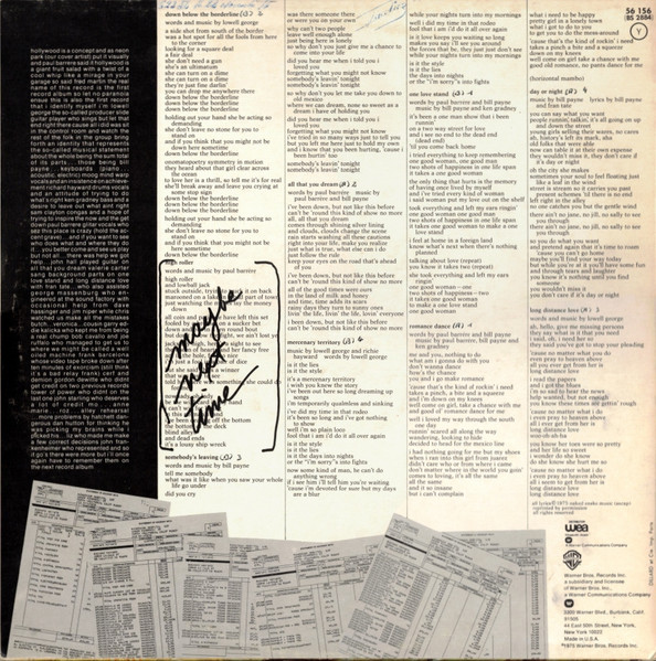 Litttle Feet - The Last Record Album
