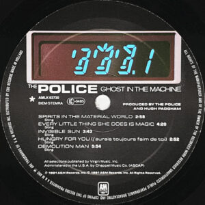 The Police - Ghost in the Machine - Afbeelding 2