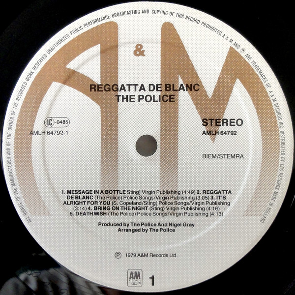 The Police - Reggatta de Blanc