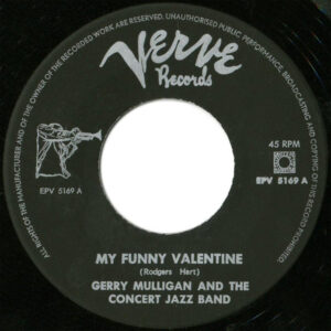 7" | Gerry Mulligan And The Concert Jazz Band – My Funny Valentine / Out of this World / Manoir de mes Reves - Afbeelding 2