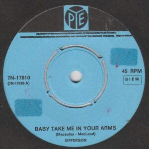 7" | Jefferson - Baby Take me in your Arms / I Fell Flat on my Face - Afbeelding 1