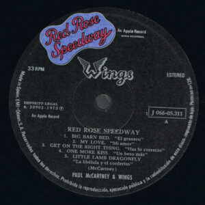 Paul McCartney and Wings - Red Rose Speedway - Afbeelding 3