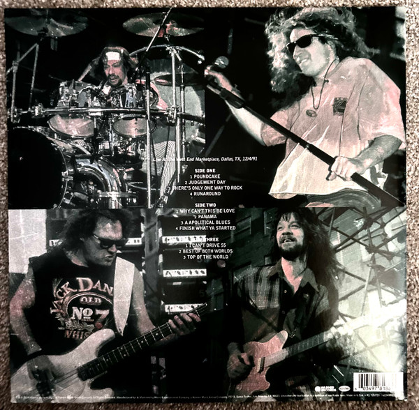 Van Halen - Live in Dallas 1991 (2 LP)