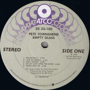 Pete Townshend - Empty Glass - Afbeelding 2