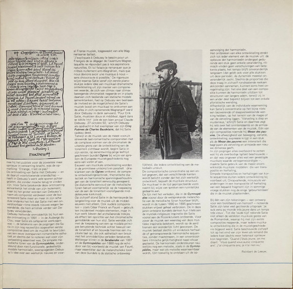 Reinbert de Leeuw - Erik Satie, Early Pianoworks vol. 1