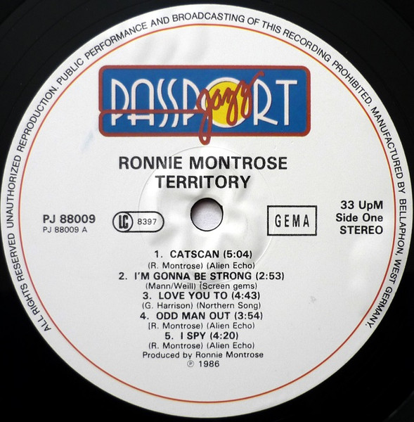 Ronnie Montrose - Territory