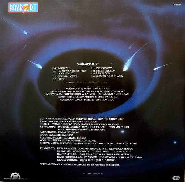 Ronnie Montrose - Territory