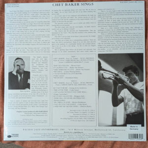 Chet Baker – Chet Baker Sings - Afbeelding 2