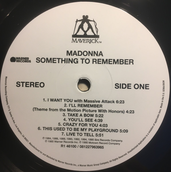 Madonna – Something To Remember