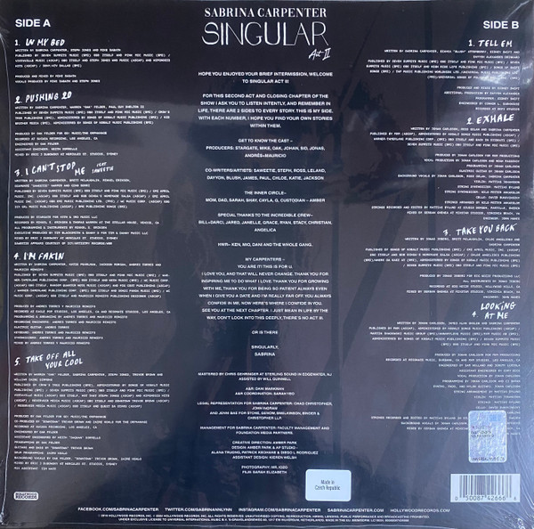 Sabrina Carpenter – Singular Act II