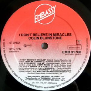 Colin Blunstone - I Don't Believe in Miracles - Afbeelding 2