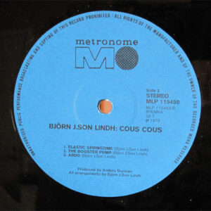 Björn J:Son Lindh – Cous Cous - Afbeelding 2