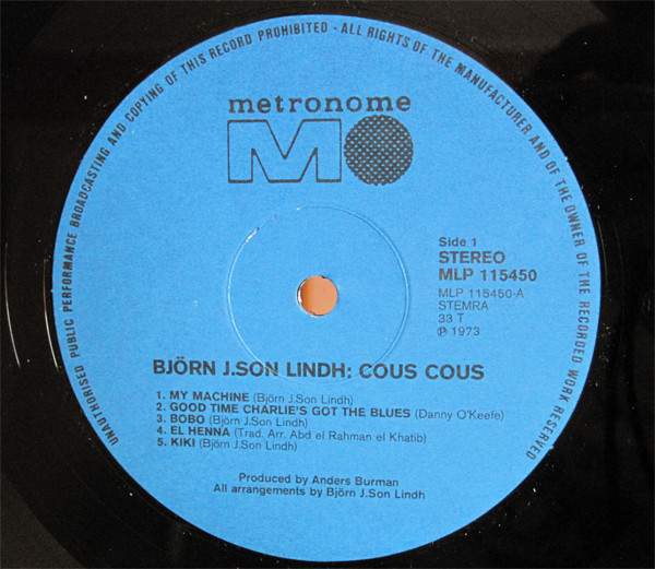 Björn J:Son Lindh – Cous Cous