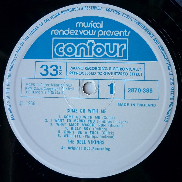 The Dell Vikings – Come Go With Me