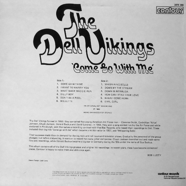 The Dell Vikings – Come Go With Me