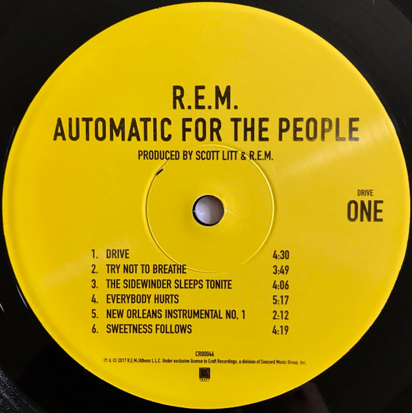 R.E.M. - Automatic For The People