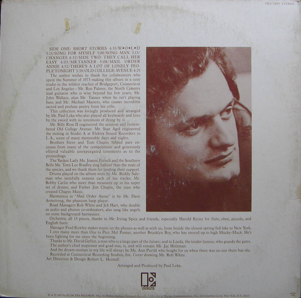 Harry Chapin - Short Stories