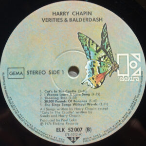 Harry Chapin - Verities & Balderash - Afbeelding 2