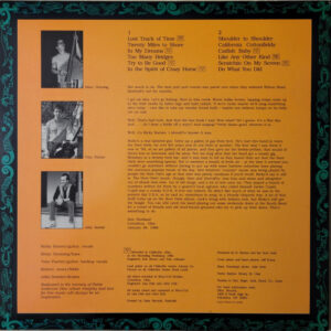 High Sherrif Ricky Barnes & the Hoot Owls - Lost Track of Time - Afbeelding 3