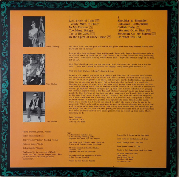 High Sherrif Ricky Barnes & the Hoot Owls - Lost Track of Time