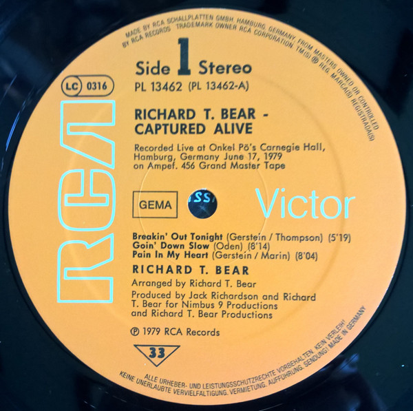 Richard T. Bear - Captured Alive (live in Hamburg)