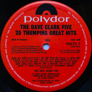 Dave Clark Five - Twenty-Five Thumping Great Hits - Afbeelding 2