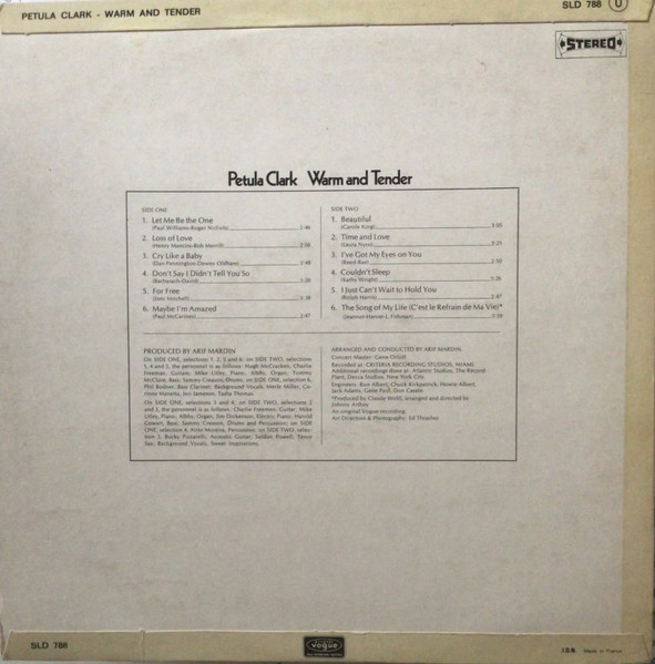 Petula Clark - Warm and Tender
