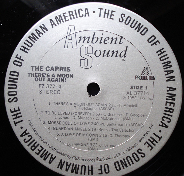 The Capri's - There's a Moon Out Again!