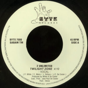 7" | 2 Unlimited - Twilight Zone (vocal) / Twilight Zone (instr.) - Afbeelding 2